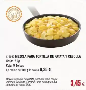Abordo Lista - mezcla para tortilla de patata y cebolla oferta