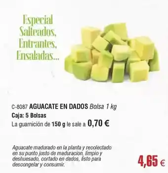 Abordo La planta - aguacate en dados oferta