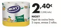 Supermercados Lupa Nicky - papel de cocina limon 2 capas oferta