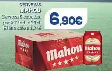 Supermercados Lupa Mahou - cerveza 5 estrellas oferta