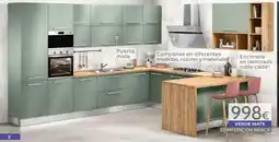 Mondo Convenienza Composición básica verde mate oferta