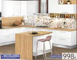 Mondo Convenienza Composición básica blanco mate oferta