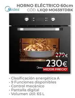 Mondo Convenienza Midea - horno eléctrico lxq0 mo659tdbk oferta