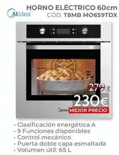 Mondo Convenienza Midea - horno eléctrico t8mb mo659tdx oferta