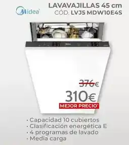 Mondo Convenienza Midea - lavavajillas lvj5 mdw10e4s oferta