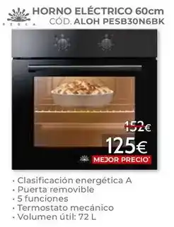 Mondo Convenienza Perla - horno eléctrico aloh pesb30n6bk oferta