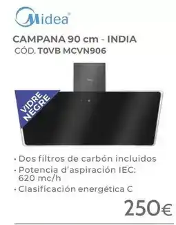 Midea - campana india t0vb mcvn906