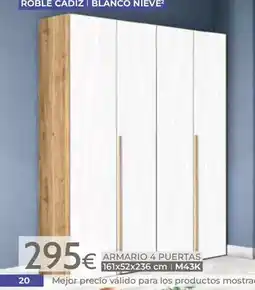 Mondo Convenienza Armario 4 puertas oferta