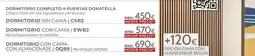 Mondo Convenienza Donatella - dormitorio completo 4 puertas oferta