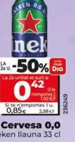 Dia Heineken - cerveza 0,0 oferta