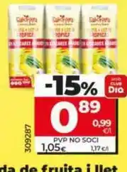 Dia Dia saborfera - bebida de fruta y leche tropical sin azucares anadidos oferta