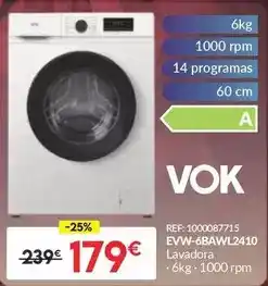 Embargos a lo bestia Vok lavadora oferta