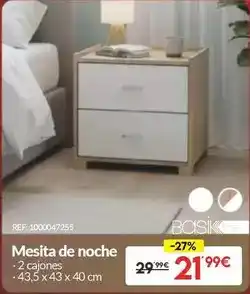 Embargos a lo bestia Basik line - mesita de noche oferta