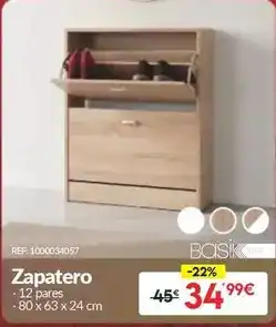 Embargos a lo bestia Basik line - zapatero oferta