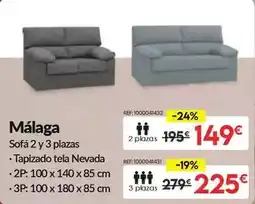 Embargos a lo bestia Málaga sofa 2 y 3 plazas oferta