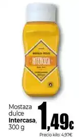 Unide Supermercados Intercasa - mostaza dulce oferta