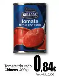 Unide Supermercados Cidacos - tomate triturado oferta