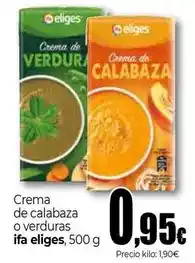 Unide Supermercados Ifa eliges - crema de calabaza o verduras oferta