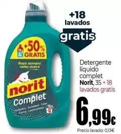 Unide Supermercados Norit - detergente liquido complet oferta