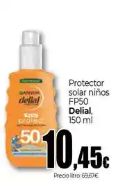 Unide Supermercados Delial - protector solar ninos fp50 oferta