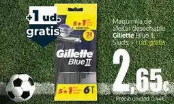 Unide Supermercados Gillette - blue ii maquinilla de afeitar desechable oferta