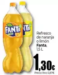 Unide Supermercados Fanta - refresco de naranja o limon oferta