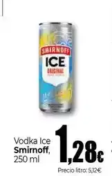 Unide Supermercados Smirnoff - vodka ice oferta