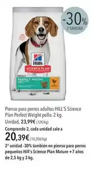 El Corte Inglés Hill's - pienso para perros adultos science oferta