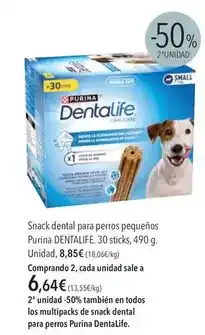 El Corte Inglés Purina - snack dental para perros pequeños oferta