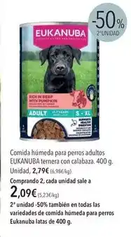 El Corte Inglés Eukanuba - comida húmeda para perros adultos oferta
