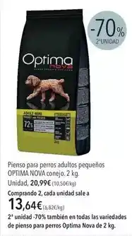 El Corte Inglés Optimals - pienso para perros adultos pequeños oferta