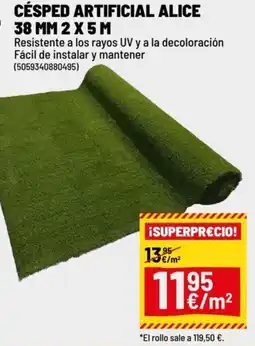 Brico Depôt Césped artificial alice 38 mm 2 x 5 m oferta