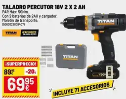 Brico Depôt Taladro percutor 18v 2 x 2 ah oferta
