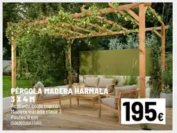 Brico Depôt Pergola madera harmala 3x4m oferta