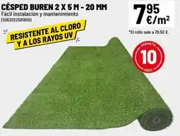 Brico Depôt Césped buren 2 x 5m -20 mm oferta