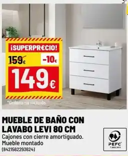 Brico Depôt Mueble de baño con lavabo levi oferta