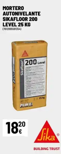 Brico Depôt SILKA Mortero autonivelante sikafloor 200 level oferta