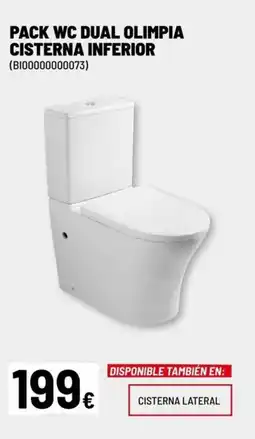 Brico Depôt Pack wc dual olimpia cisterna inferior oferta
