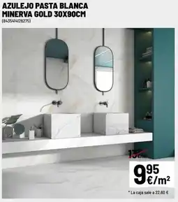 Brico Depôt Azulejo pasta blanca minerva gold oferta