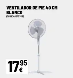 Brico Depôt Ventilador de pie blanco oferta