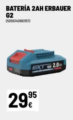 Brico Depôt ERBAUER Batería 2ah g2 oferta