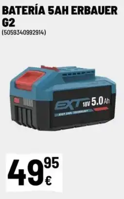 Brico Depôt ERBAUER Batería 5ah g2 oferta