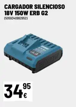 Brico Depôt ERBAUER Cargador silencioso 18v 150w erb g2 oferta