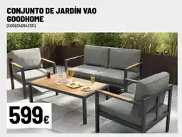 Brico Depôt Conjunto de jardín vao goodhome oferta