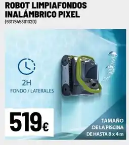 Brico Depôt Robot limpiafondos inalámbrico pixel oferta