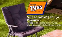 Action Silla de camping de lujo Froyak oferta
