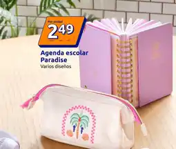 Action Agenda escolar Paradise oferta