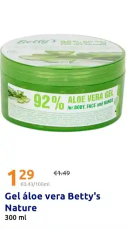 Action BETTY'S Gel áloe vera Nature oferta