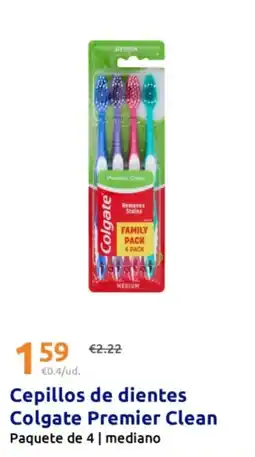 Action Cepillos de dientes Colgate Premier Clean oferta