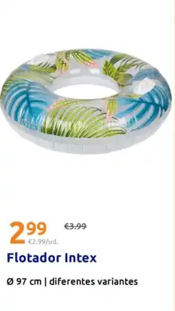 Action Flotador Intex oferta